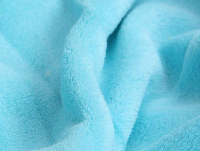 Solid sky blue coral velvet