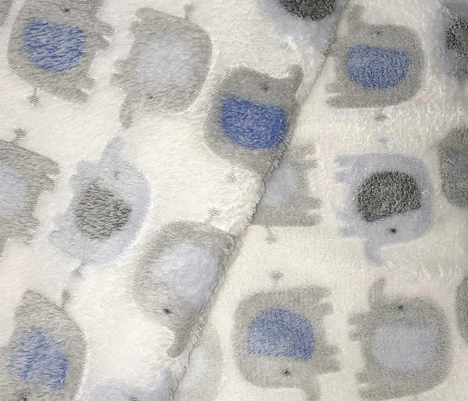 Coral velvet offset printing