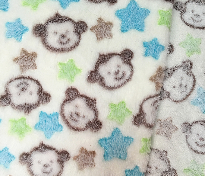 Coral velvet offset printing