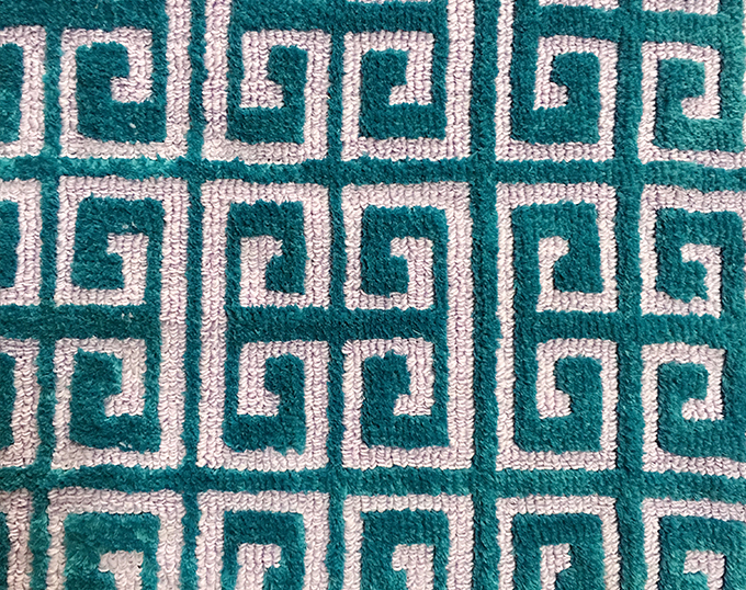 Warp and weft jacquard