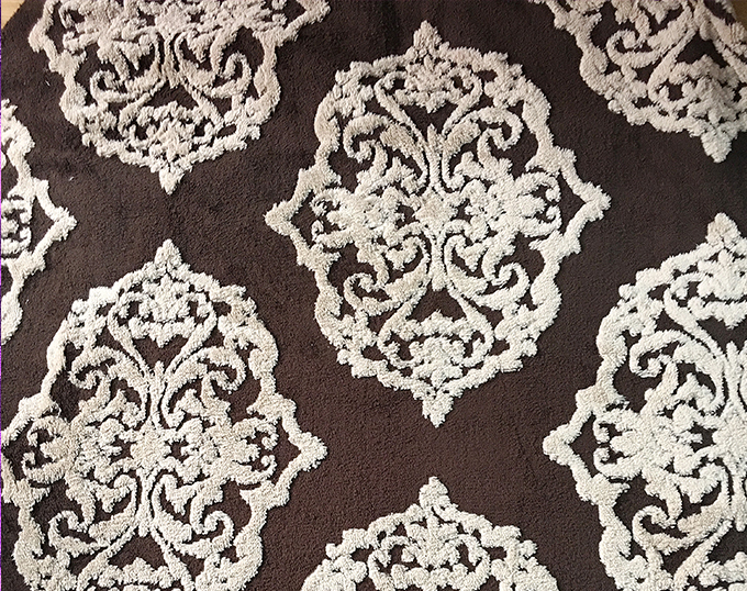 Warp and weft jacquard